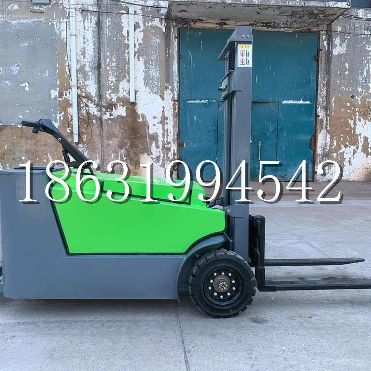 京山市小型电动叉车1吨2吨步行站驾式电瓶堆高充电装卸车液压升降车铲车